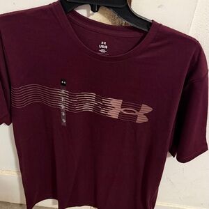 Under Armour Burgundy Graphic Tee